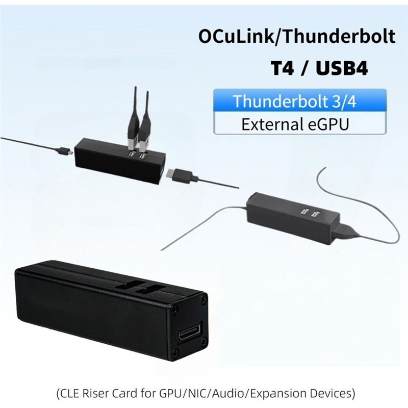 Superdeal - T4 Oculink Thunder - Gpu External Dock Egpu Thunderbolt 4 recensie en prijs